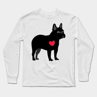 Black French Bulldog Long Sleeve T-Shirt